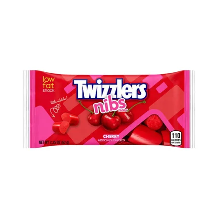 Caramelos Twizzlers Nibs Cherry 64g