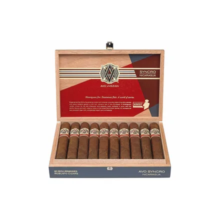 Cigarro Avo Uvezian Syncro Nicaragua Caja Con 20