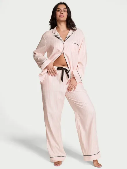 VICTORIA'S SECRET PIJAMA C/PANTALON ROSA RAYA BRILLO 36014632 (T)XL