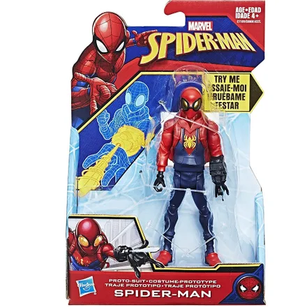 HASBRO SPIDER MAN E1109 BONECO PROTO SUIT 15CM – E1109