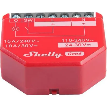 Shelly Interruptor 4 1PM 10A 110
