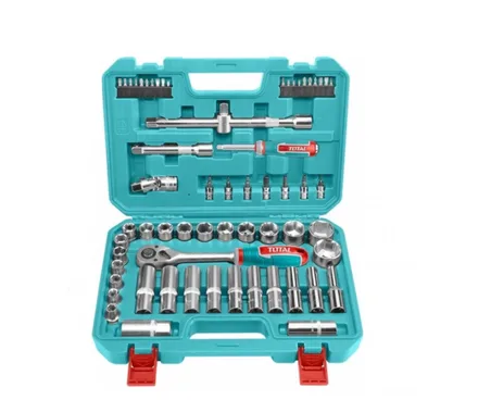TOTAL KIT HERRAMIENTAS THT121602 JUEGO DE DADOS 62PCS