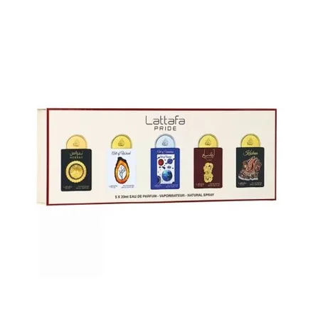 Lattafa Pride 3 Unisex 5 Unid Agatres 20ml
