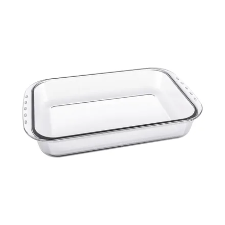Asadera Rectangular De Vidrio Marinex 65370200928634 3.7 L