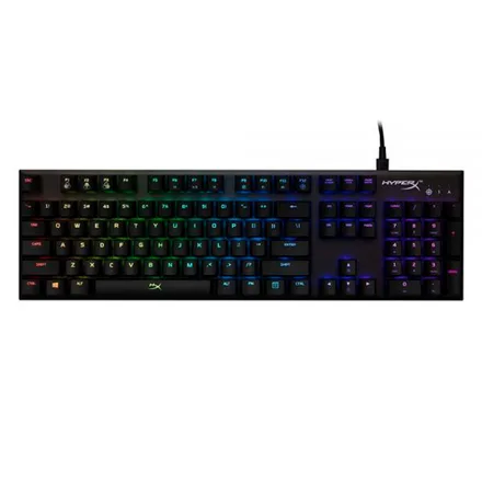 Teclado Gamer Mecânico HyperX Alloy FPS RGB USB Inglês – Preto HX-KB1SS2-US