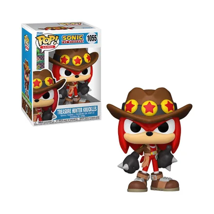 Muneco Funko Pop Games Sonic Hedgehog Treasure Hunter Knuckles 1055