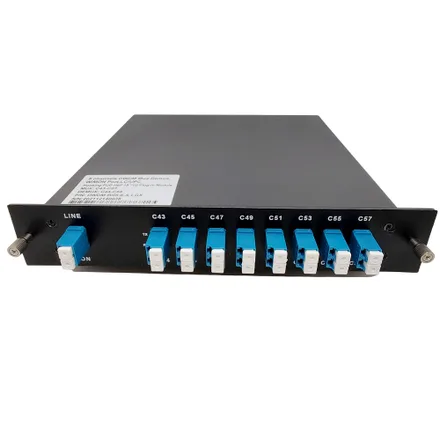 Mux Demux Dwdm Bidi 8CH C43 C58 Lc Upc Lgx Fub Half 100g