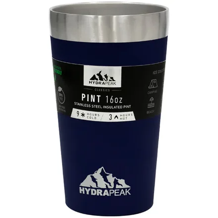 Copo Termico Hydrapeak Hp Pint 16 Navy Azul Marinho 473ml
