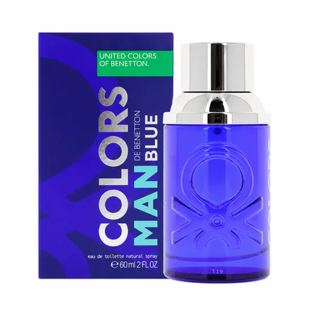 Benetton Perfume Colors Man Blue Eau Toilette 60ml