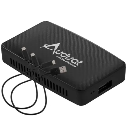Adaptador Streaming Wireless Automotivo Audisat X Carplay CA400 USB para iOS Android