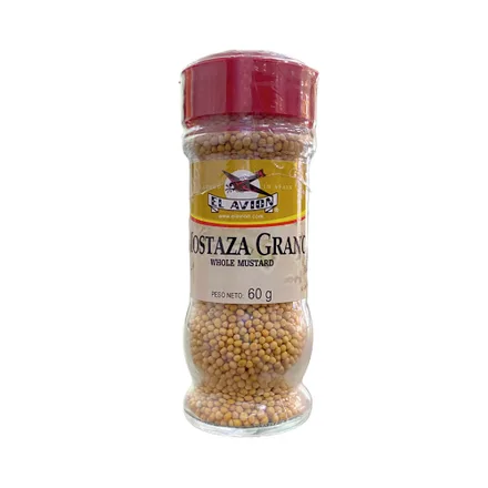 Condimento El Avion Granos Mostaza 60g
