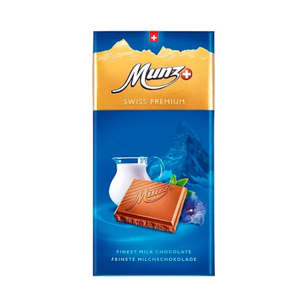 Chocolate Munz Swiss Milk 100 Gr