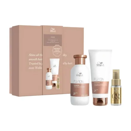 Wella Fusion Shampoo Plus Condicionador Oil 200ml 250ml 30ml