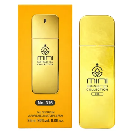 Perfume Mini Brand Collection 316 1 Million Paco Rabanne Masculino 25ml