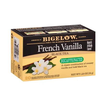 Te Bigelow Vainilla Francesa Sin Cafeina 20 Bolsitas