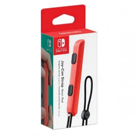 NINTENDO SWITCH JOY-CON STRAP VERMELHO NEON