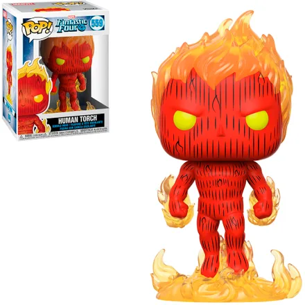Funko Pop Marvel Fantastic Four 4 Human Torch 559
