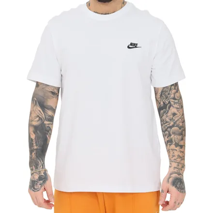 Camiseta Nike Masculino Sportswear Club S Branco – AR4997101