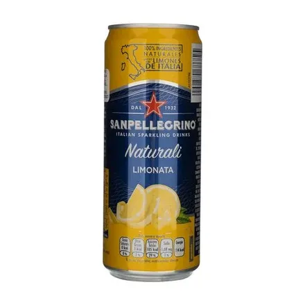 Saborizada Sanpellegrino Naturali Limonata Lata 330ml