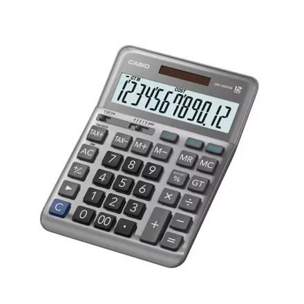 Calculadora Casio DM-1200FM - Grey