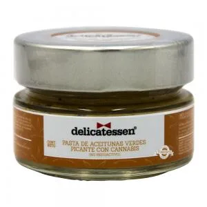Pate Azeitonas Picante Cannabis Delicatessen 100g