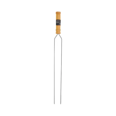 Espeto Doble De Acero Simple Grilazer Gaucho Grill 85 Cm