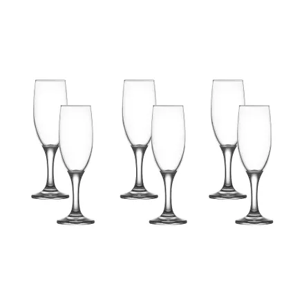 Set Copas Champan Lav Misket 6 Piezas 190ml