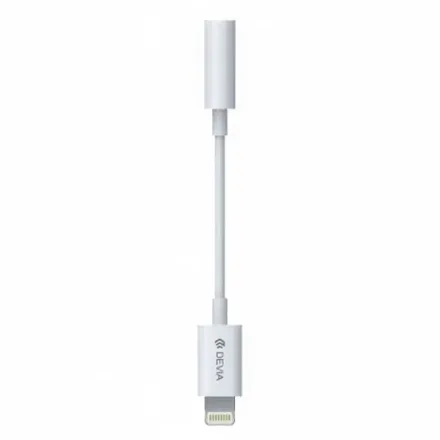 Adaptador Devia Lightning a DC3.5 - White