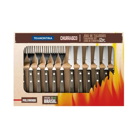 Set Cubiertos Tramontina 909 12 Piezas