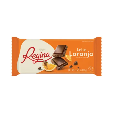 Chocolate Con Leche Regina Naranja 100 Gr