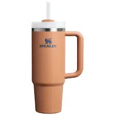 STANLEY VASO FLOWSTATE QUENCHER H2.0 TUMBLER C/PAJITA 1.18L TOAST