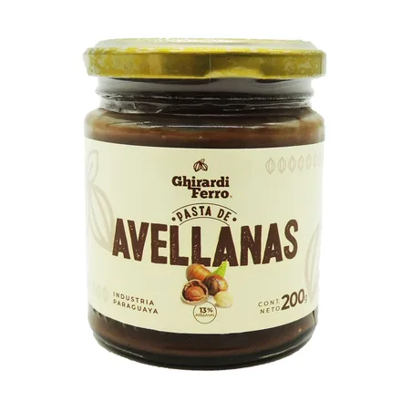Pasta Avellanas Ghirardi Ferro 200g