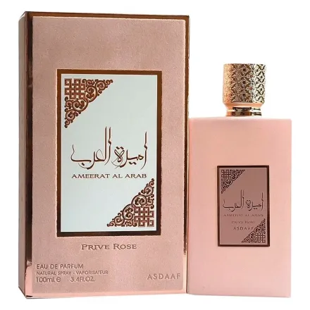 Perfume Asdaaf Ameerat Al Arab Prive Rose Eau Parfum Feminino 100ml