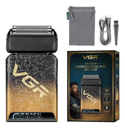 Vgr Cortador Pelo 374 Recargable Dorado