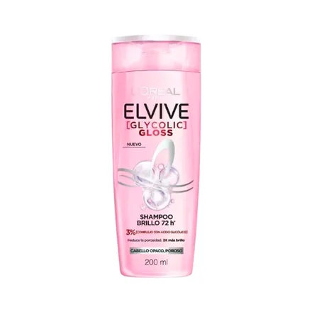 Shampoo Oreal Elvive Glycolic Gloss 200ml