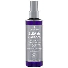 Spray Acondicionador Lee Stafford Bleach Blondes Ice White Toning Correcting 150ml