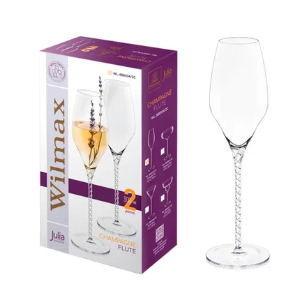 Set Copas Wilmax Champan Julia Vysotskaya 2 Unid 300ml