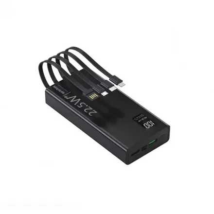 TOMATE CARGADOR PORTATIL TK1002 22.5W 10000MAH (ANATEL) NEGRO