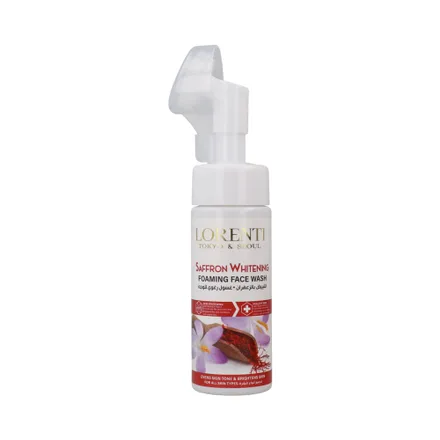 Limpiador Facial Lorenti Saffron Whitening Foaming 150ml