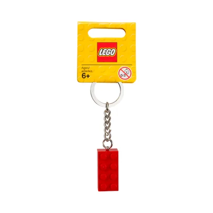 Juguete De Construcción Lego Keychain Stud Red 6143967