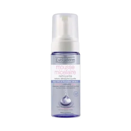 Mousse Micellaire Evoluderm Nettoyante 150ml