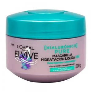 Mascara Tratamento Loreal Elvive Hidratacao Leve Acido Hialuronico 300ml