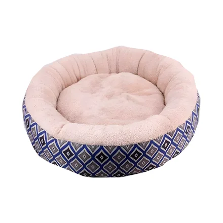 Cama Para Mascotas Pawise 12339 Round Dog Bed 63.5 Cm Azul