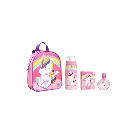 Air Val Eau My Unicorn Toilette Plus Shower Gel Backpack 300ml 50ml