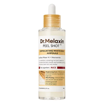 Esfoliante Facial Dr Melaxin Peel Shot Exfoliating White Rice Ampoule 80ml