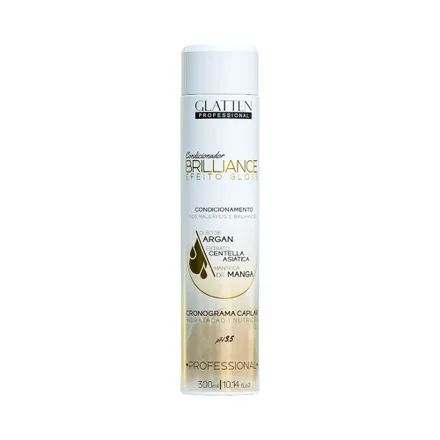 Acondicionador Glatten Professional Brilliance Efecto Gloss 300ml