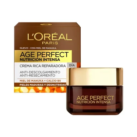 Crema Facial Loreal Age Perfect Nutricion Intensa Dia 60 Plus 50ml
