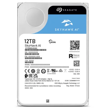 Seagate Skyhawk Ai Surveillance Sata 3 12TB