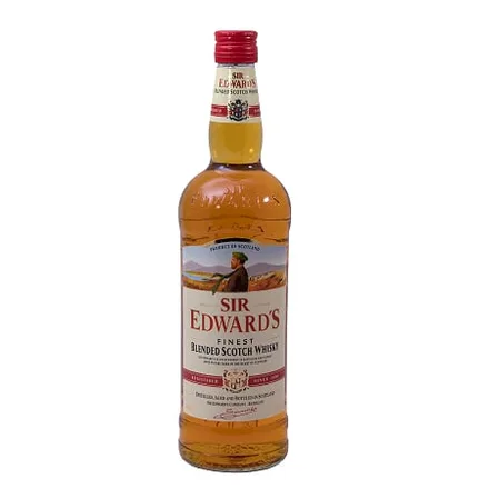 Whisky Sir Edward 8 Anos 1 Litro Sin Caja