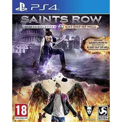 Jogo PS4 Saint Row Iv Re Elected Plus Gat Out
